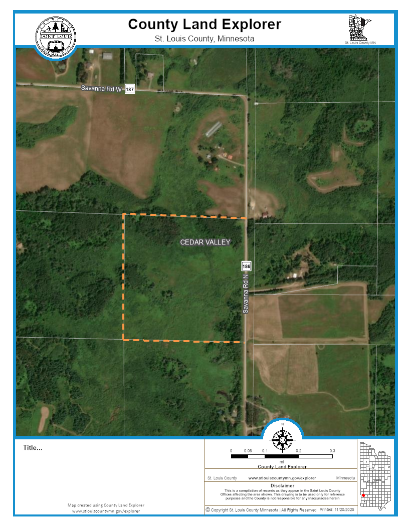 8017 N Savanna Rd, Floodwood, MN 55736