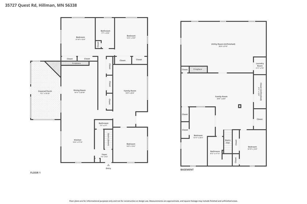 35727 Quest Rd, Hillman, MN 56338