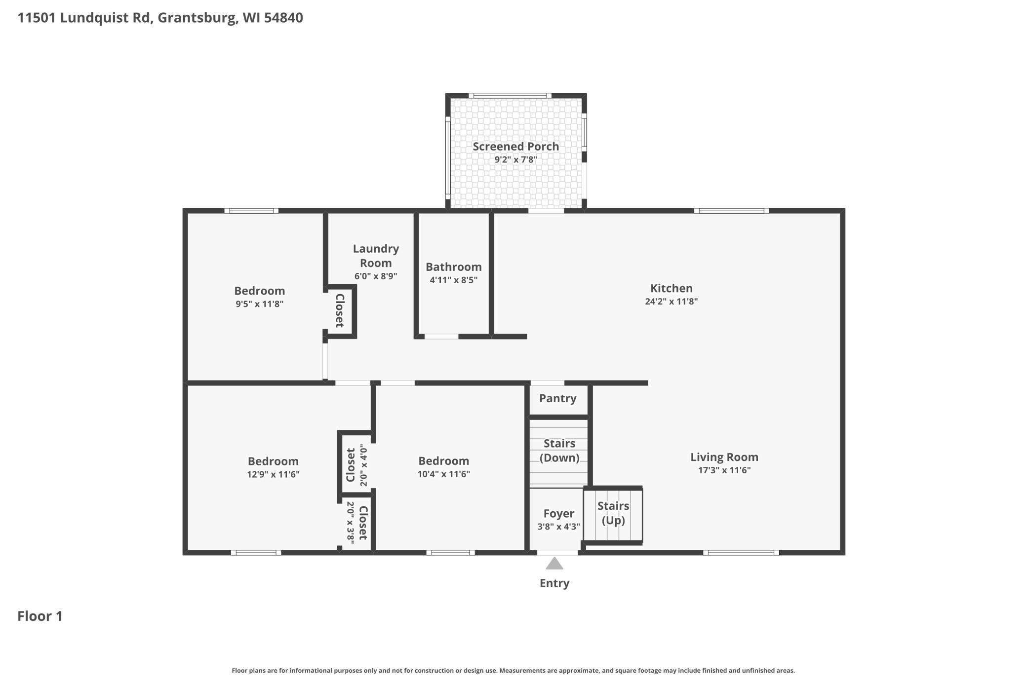 11501 Lundquist Rd, Grantsburg, WI 54840