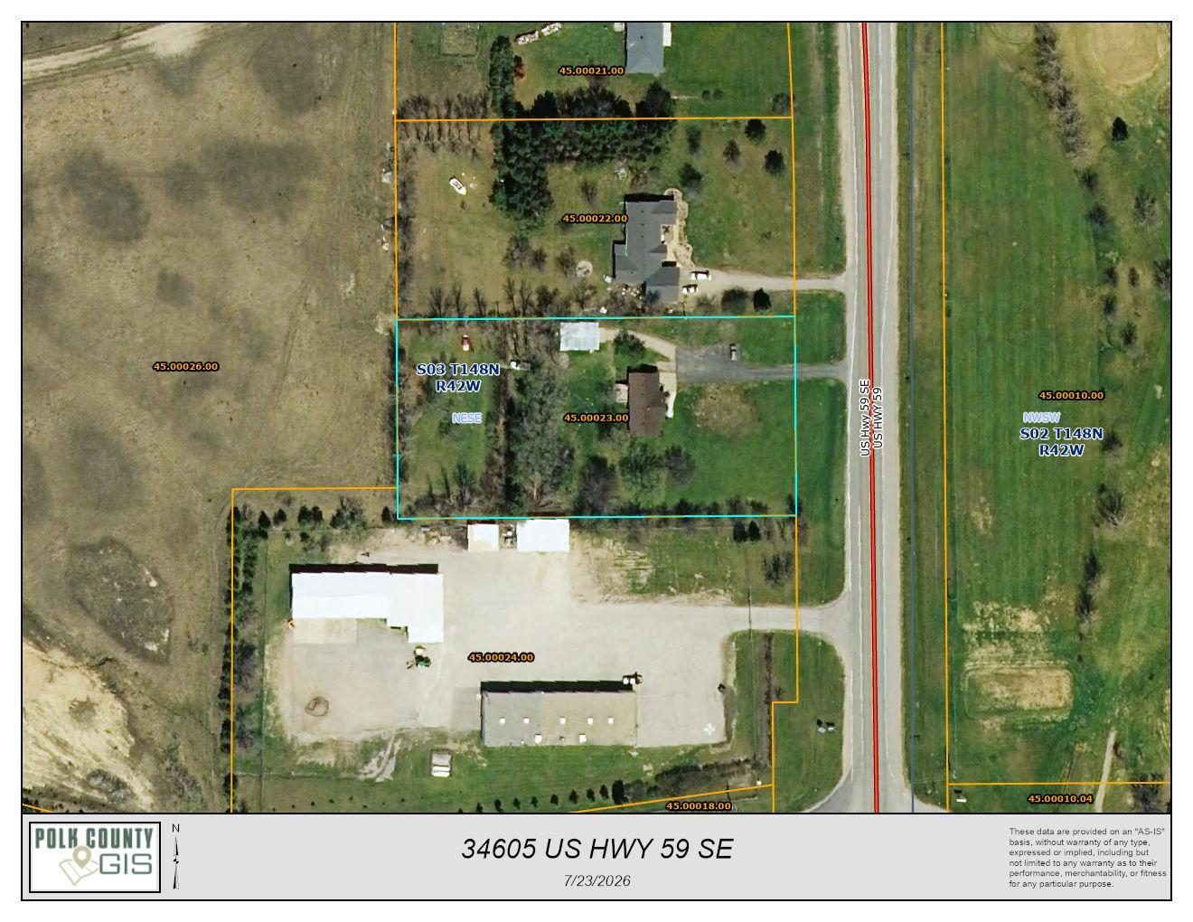 34605 Us Highway 59 SE, Erskine, MN 56535