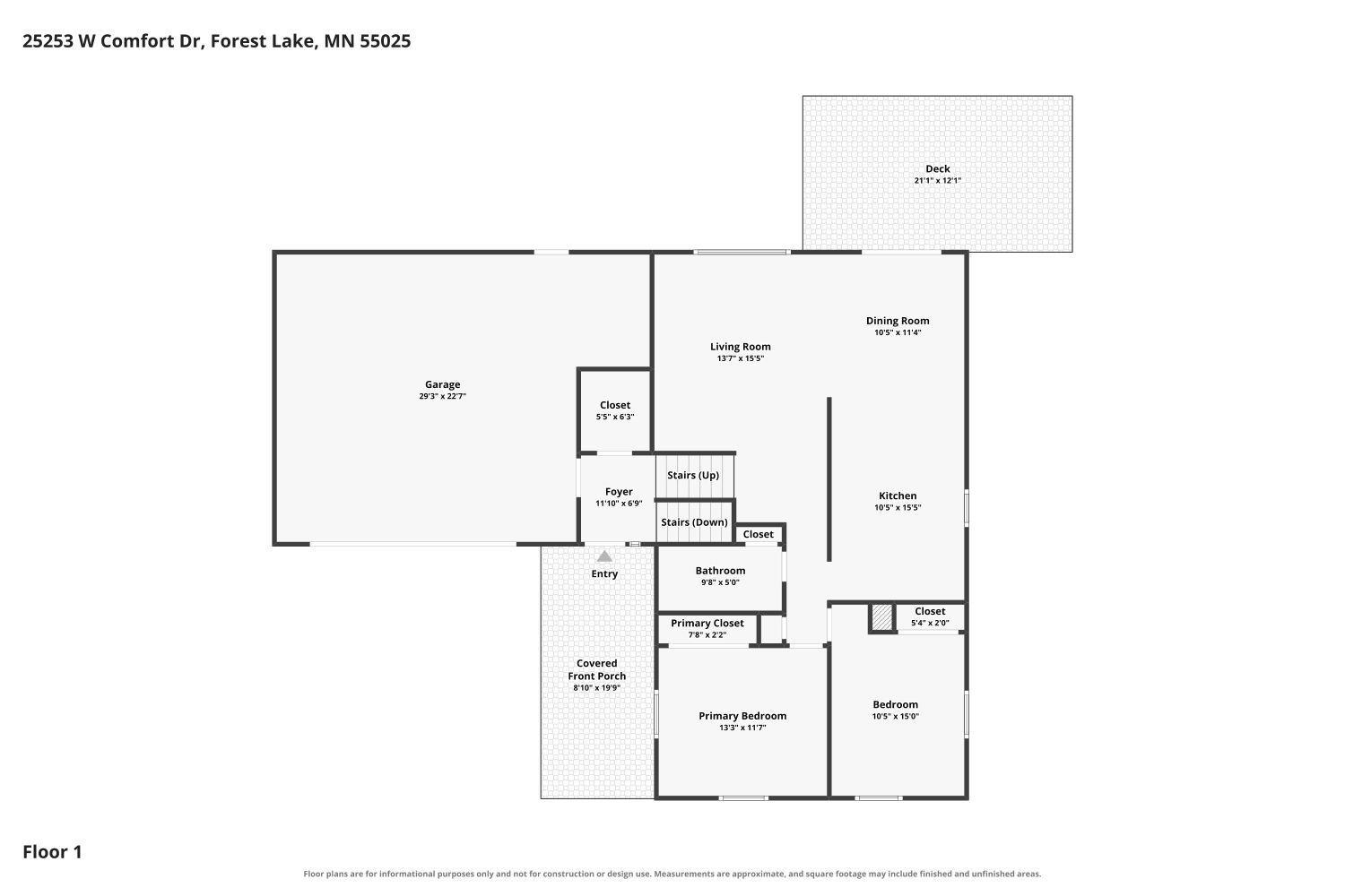 25253 W Comfort Dr, Forest Lake, MN 55025