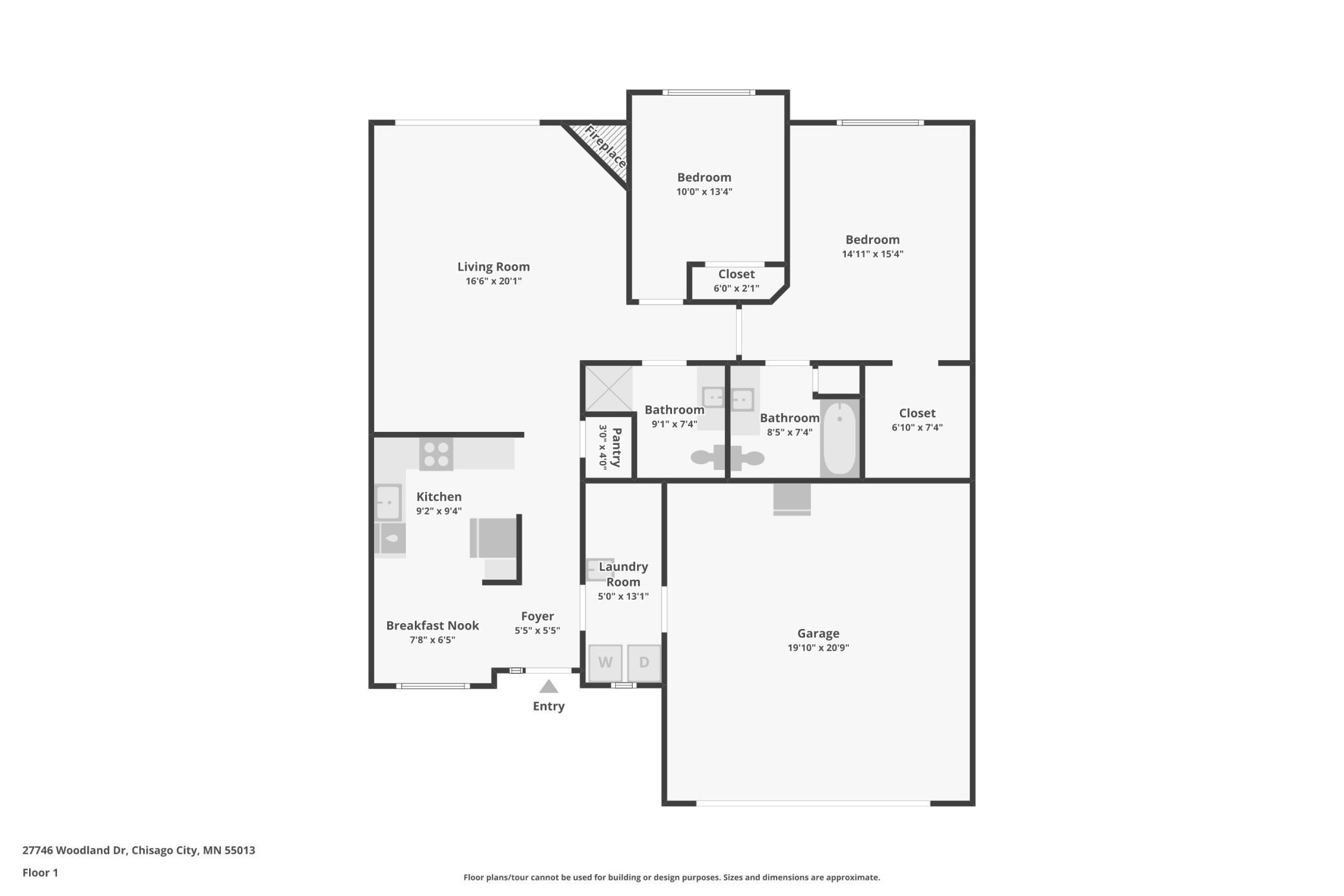 27746 Woodland Dr, Chisago City, MN 55013