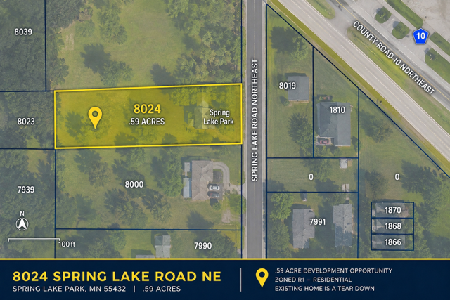 8054 Spring Lake Rd NE, Spring Lake Park, MN 55432