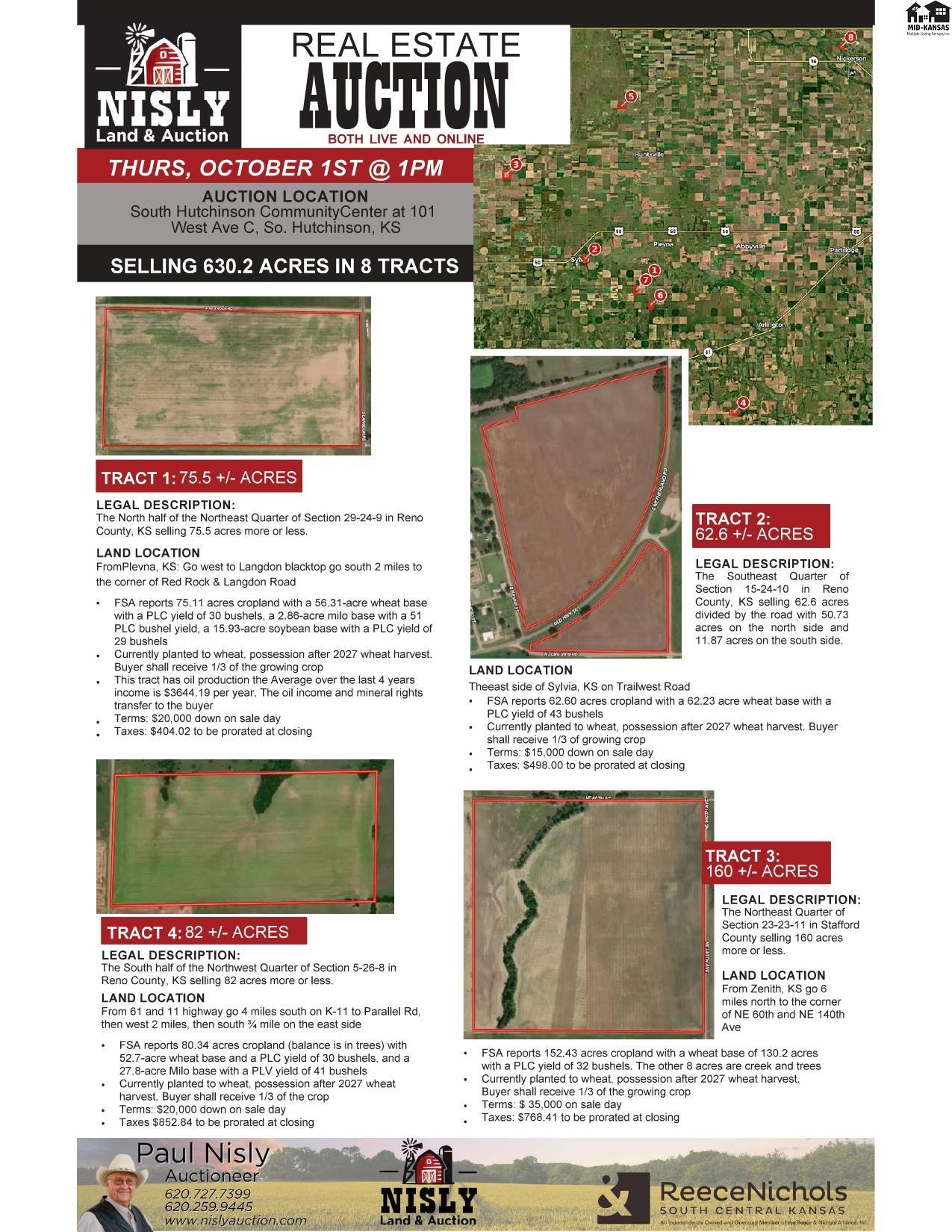 W Trail West Rd, Sylvia, KS 67581