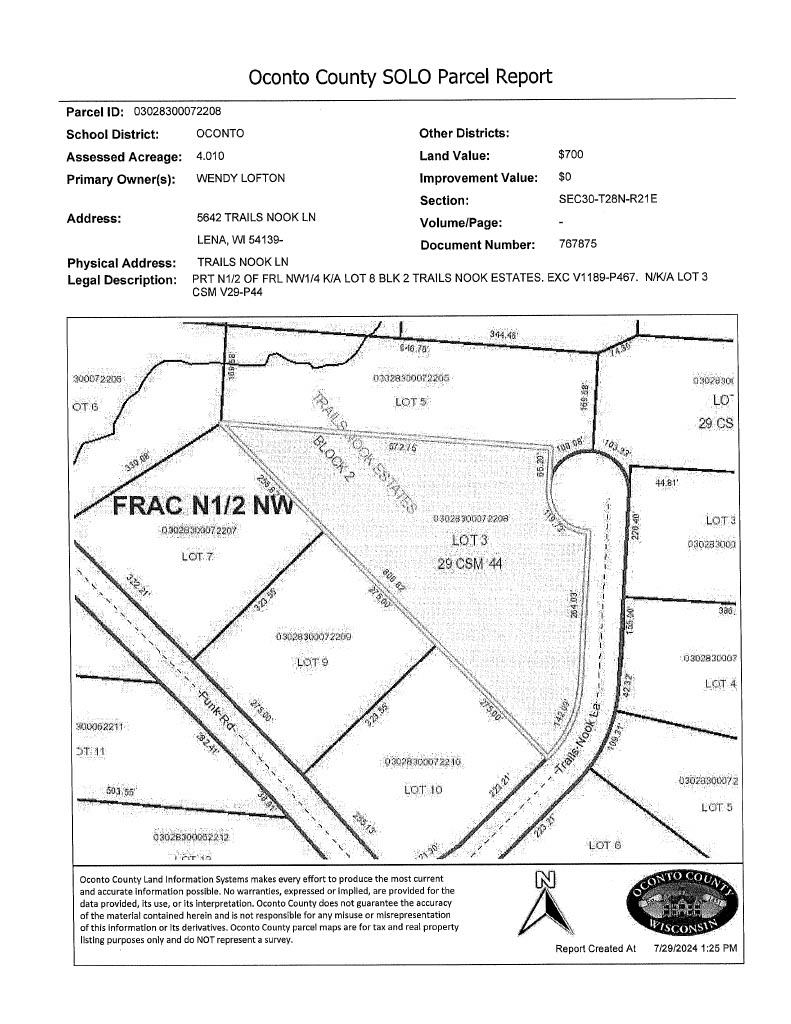 Trails Nook Ln #3, Lena, WI 54139