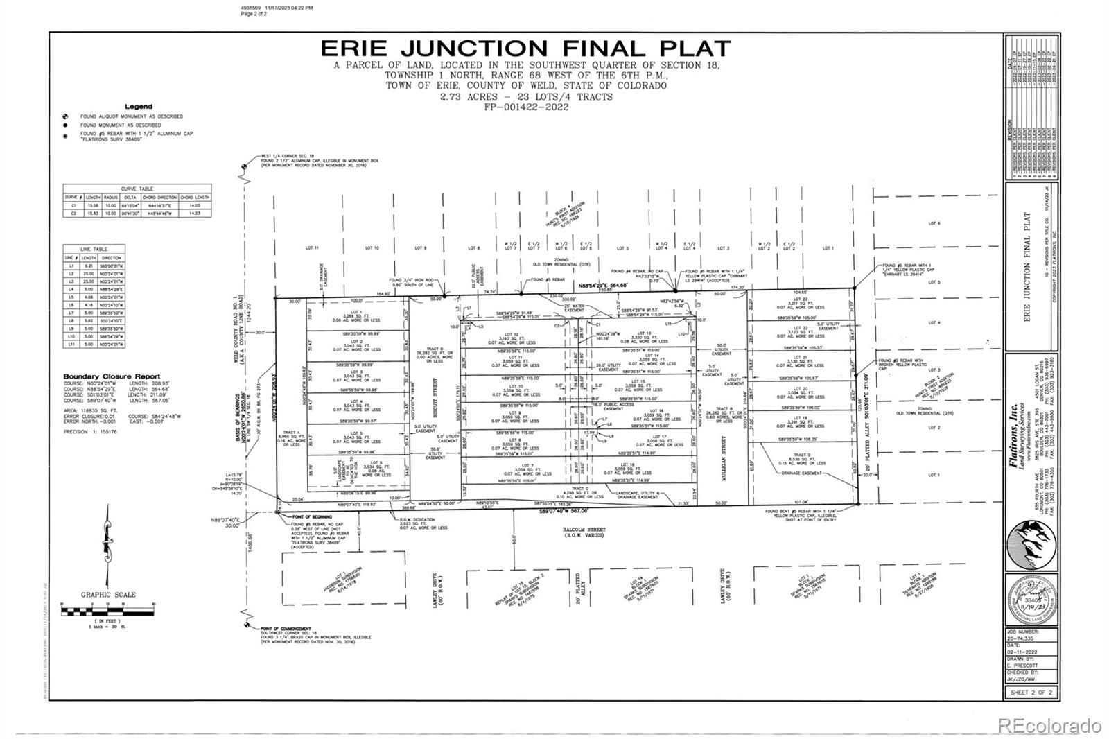 448 Biscuit St Lot 1-23, Erie, CO 80516