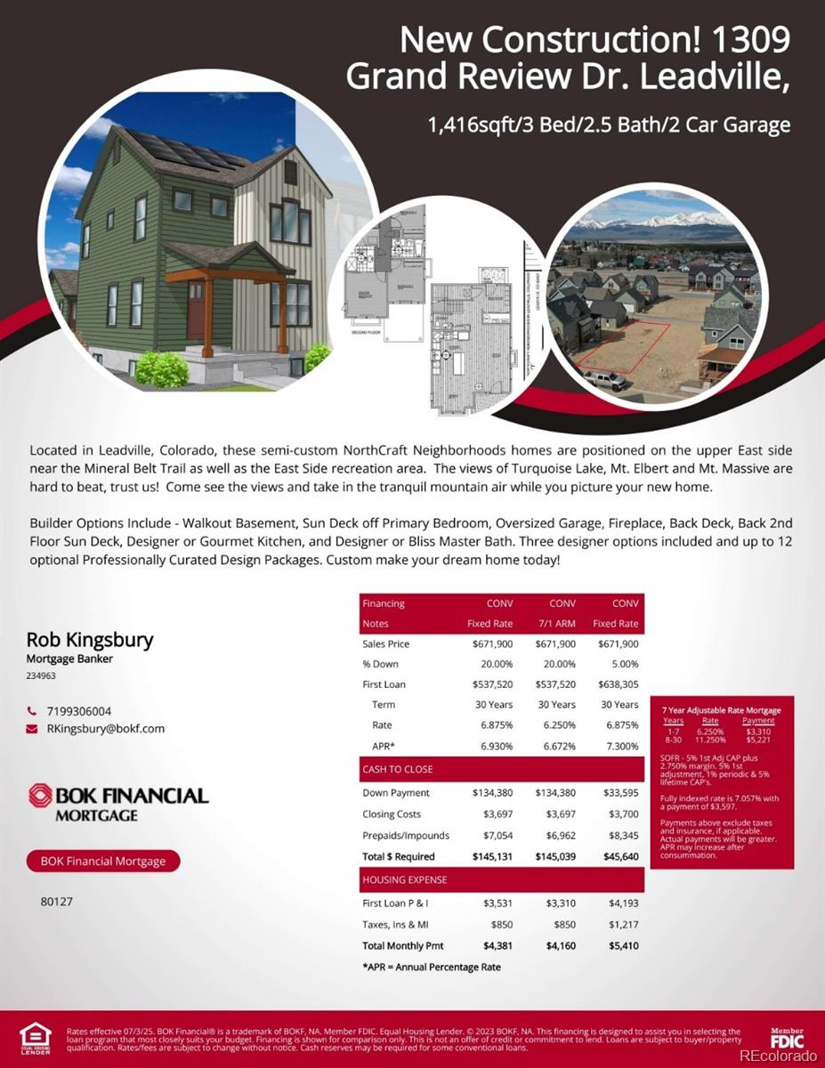1309 Grand Review Dr, Leadville, CO 80461