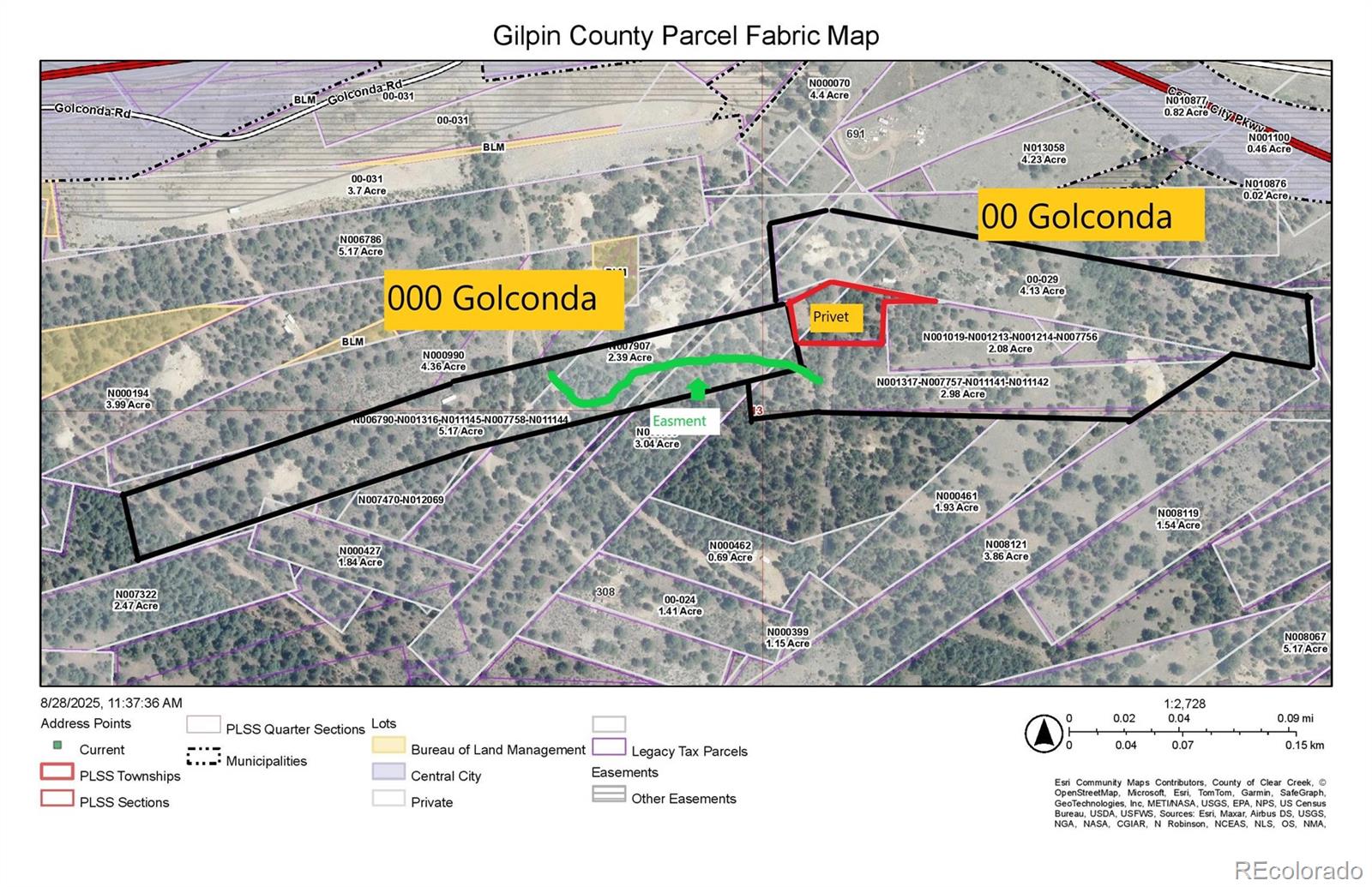 00 Golconda Mine Rd Lot 599, 16671, 16671b, Central City, CO 80427