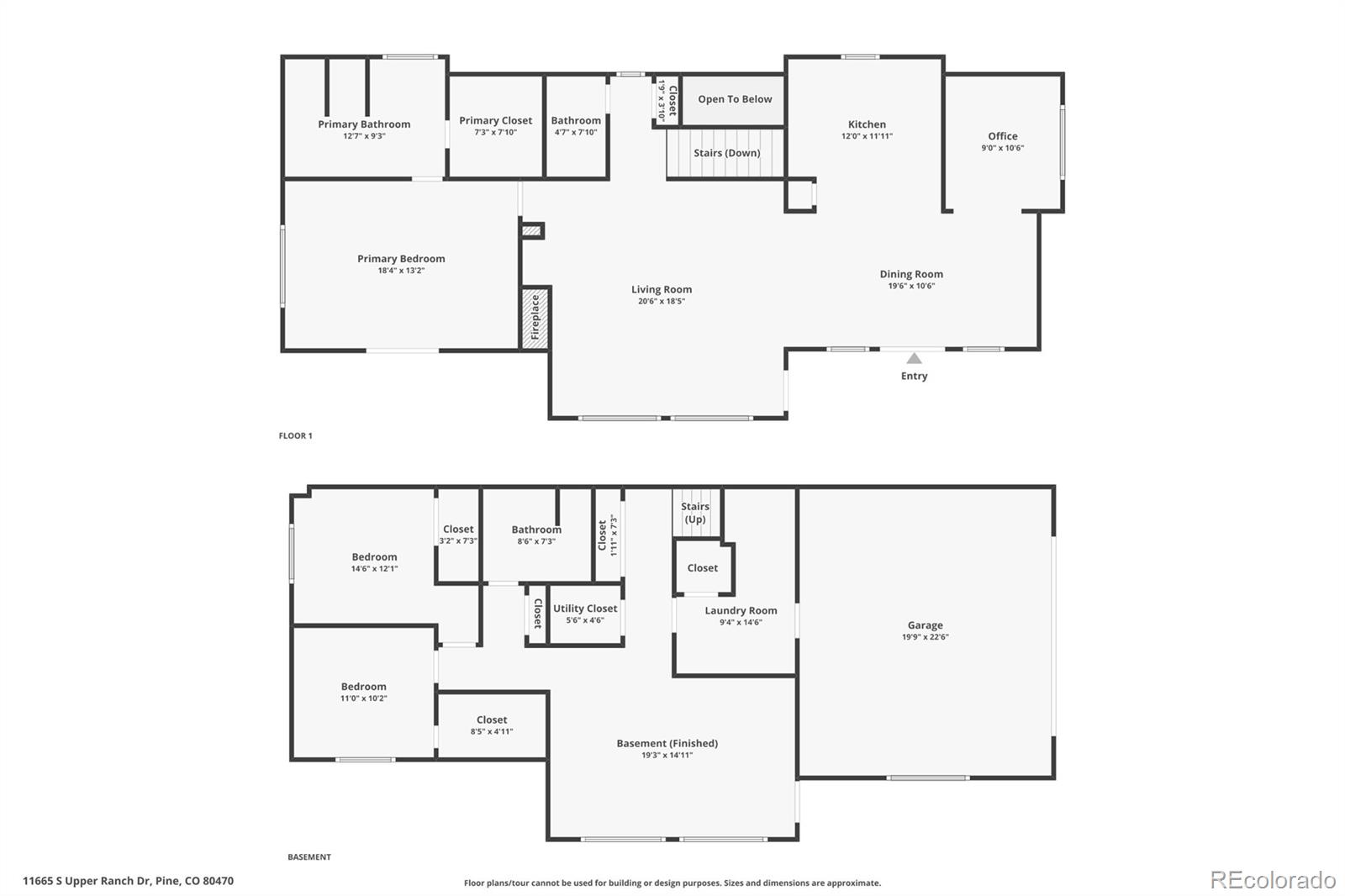 11665 S Upper Ranch Dr, Pine, CO 80470