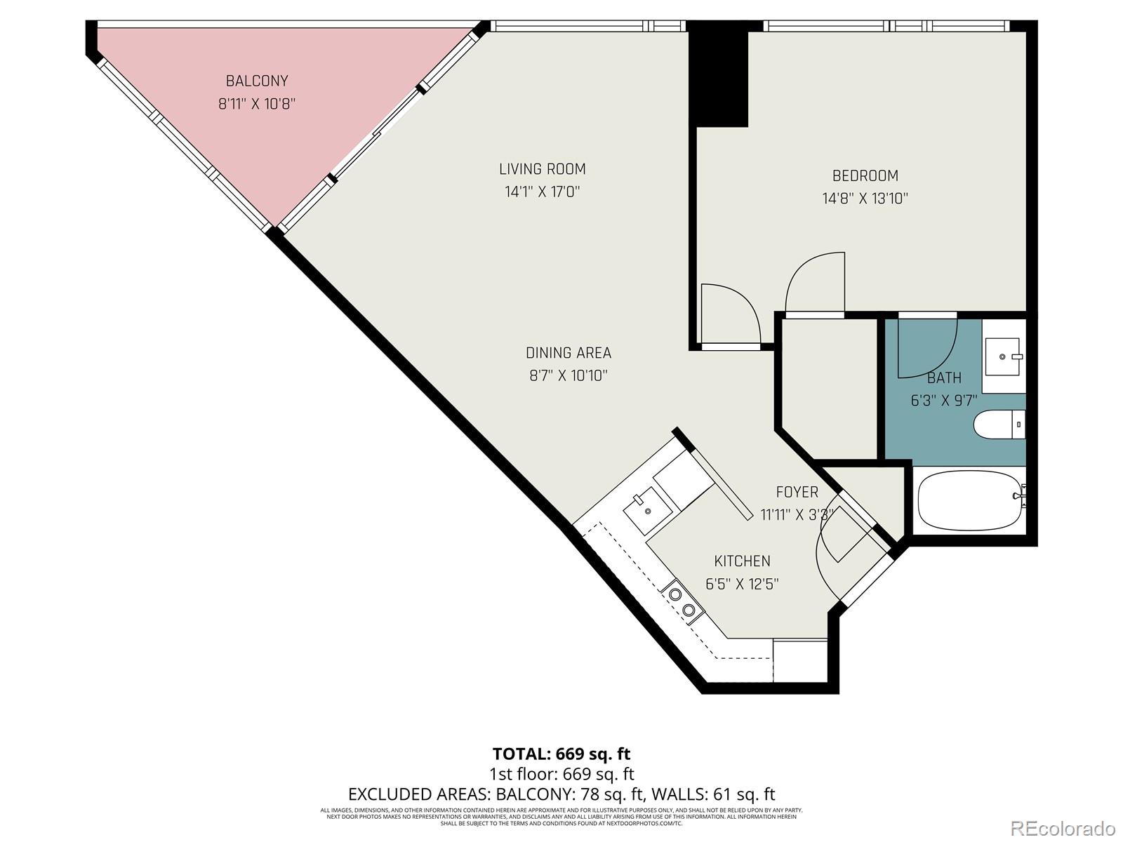 100 Park Ave #905, Denver, CO 80205