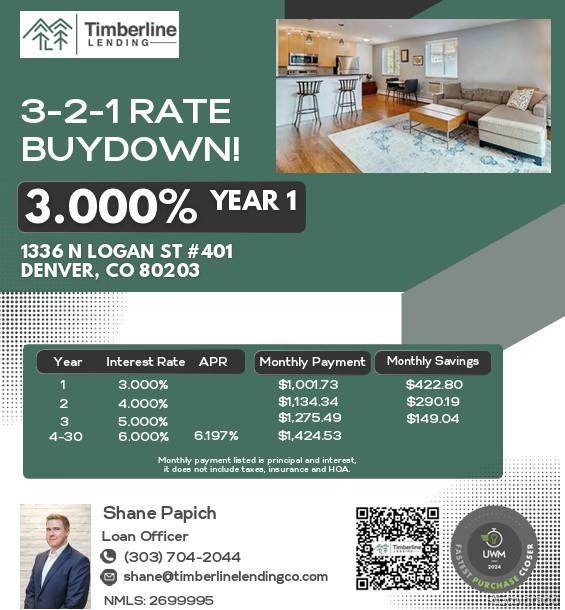 1336 N Logan St #401, Denver, CO 80203