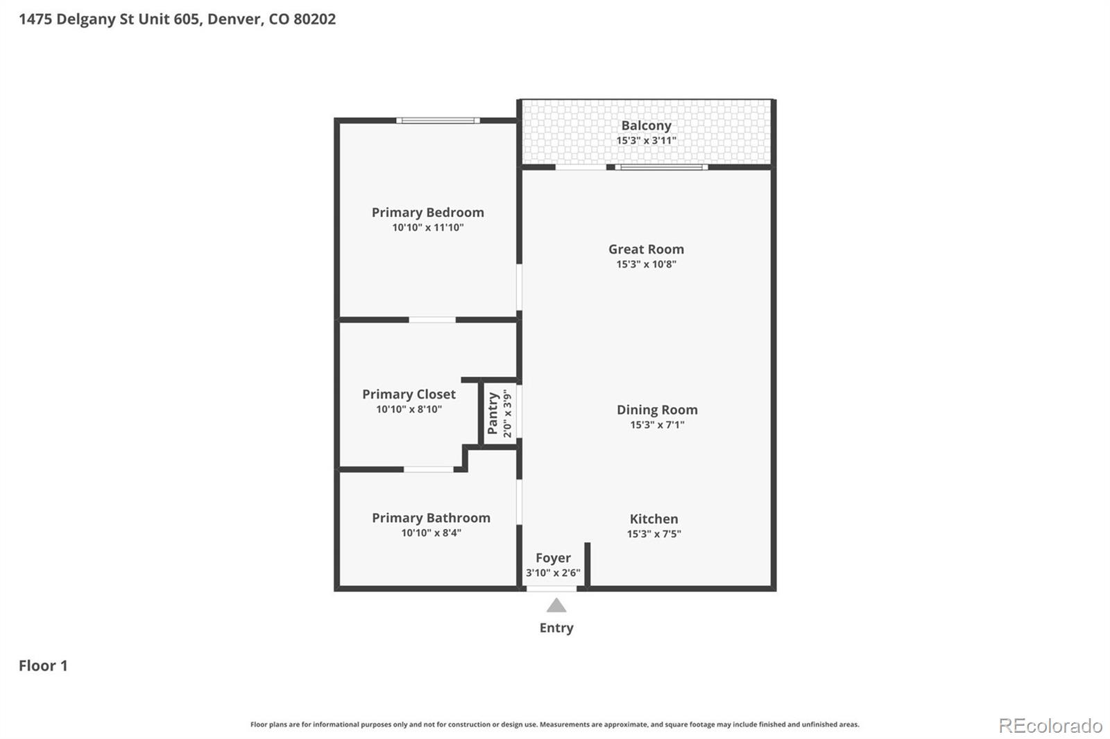 1475 Delgany St #605, Denver, CO 80202
