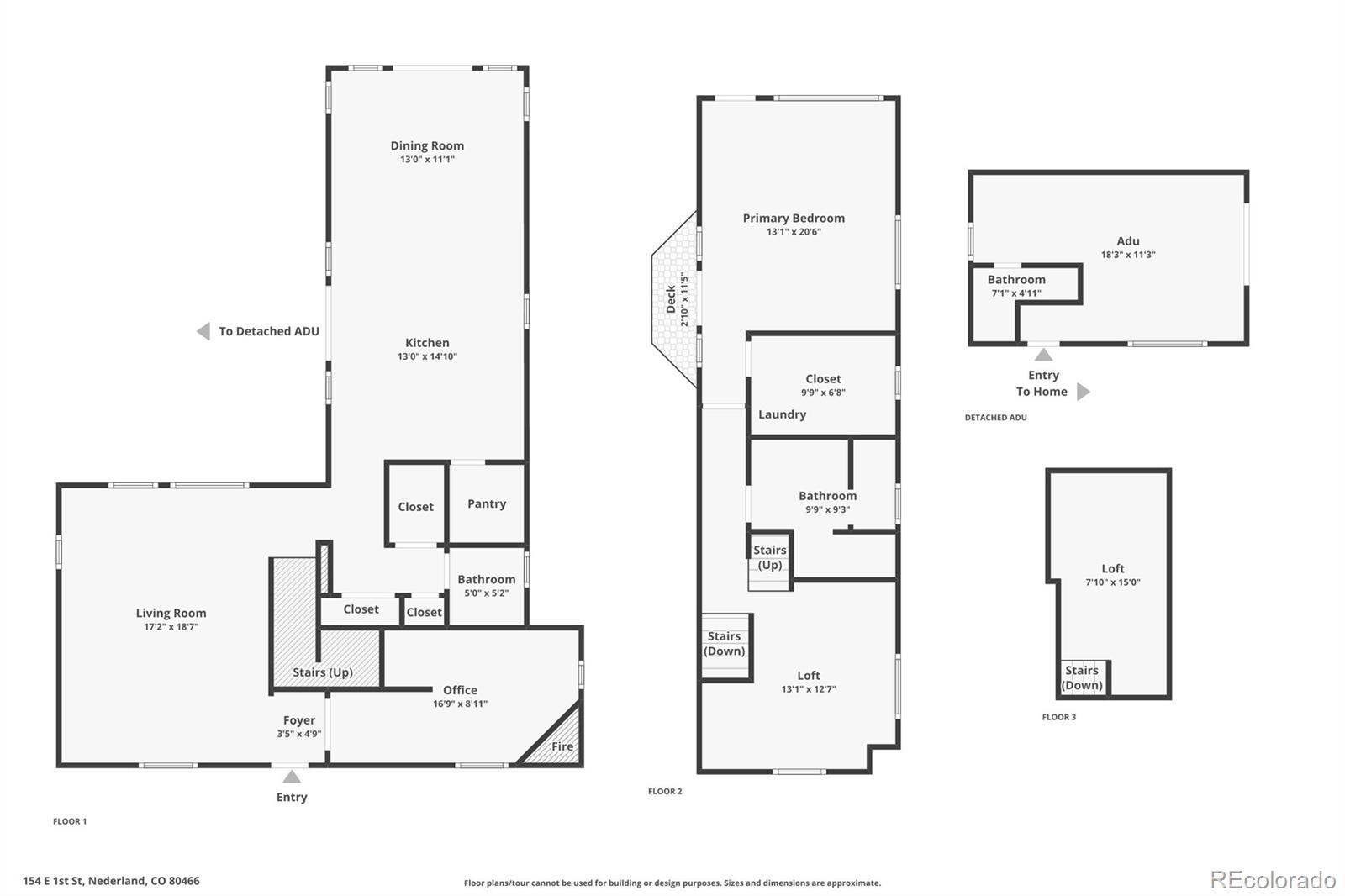 154 E 1st St, Nederland, CO 80466