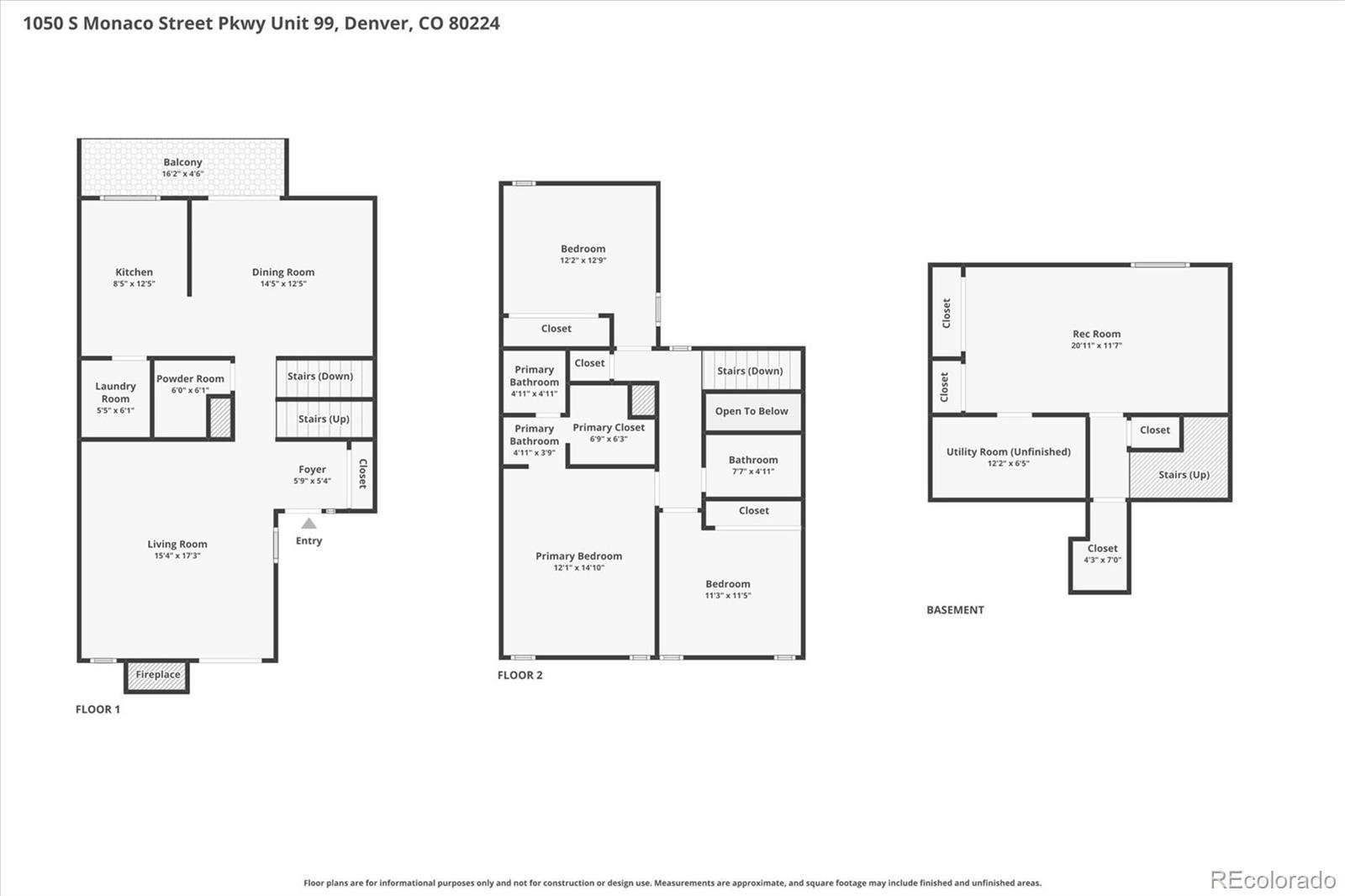 1050 S Monaco Pw #99, Denver, CO 80224