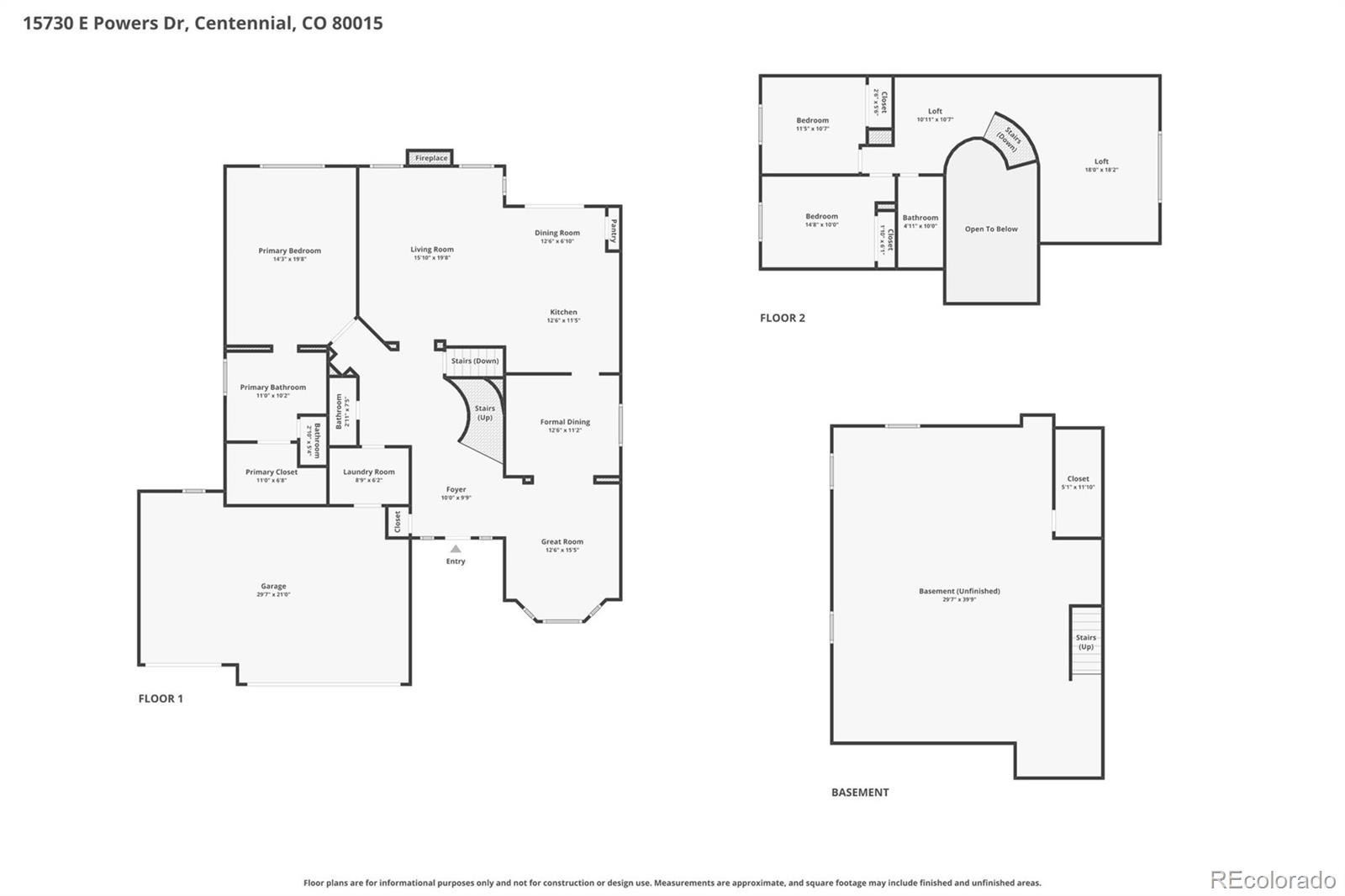 15730 E Powers Dr, Centennial, CO 80015