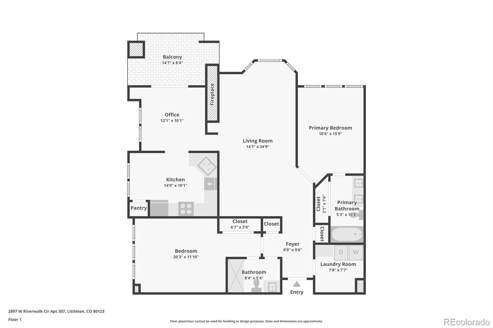 2897 W Riverwalk Cir #307, Littleton, CO 80123