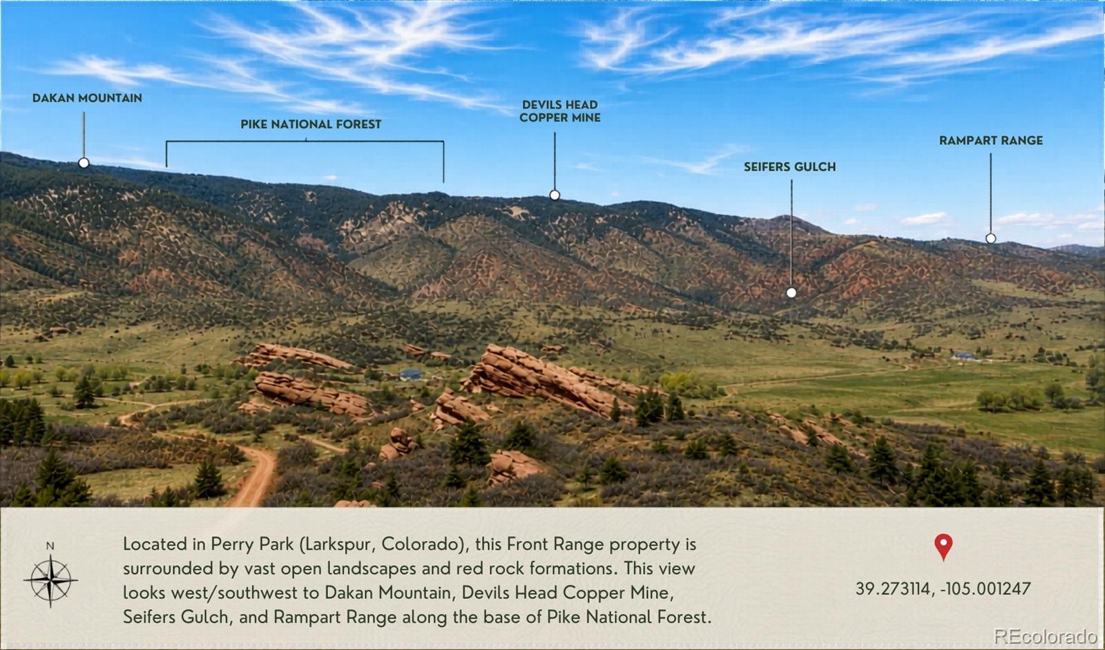 6128 Columbine Ct Lot 16, Larkspur, CO 80118