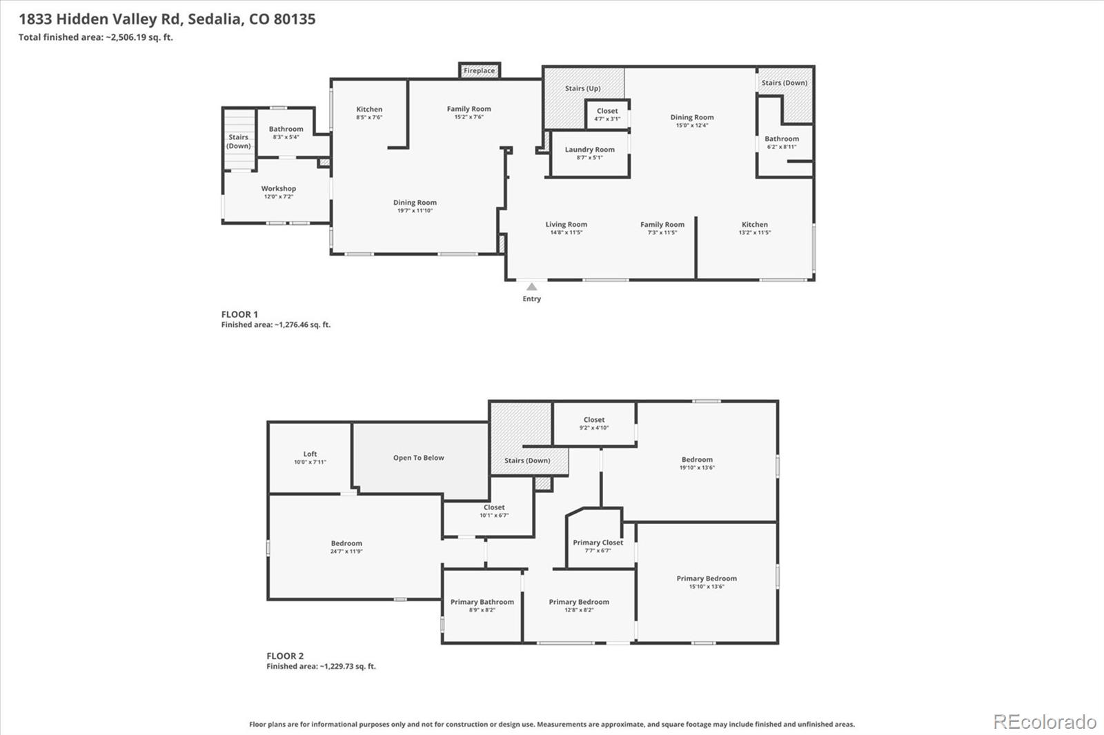 1833 Hidden Valley Rd, Sedalia, CO 80135