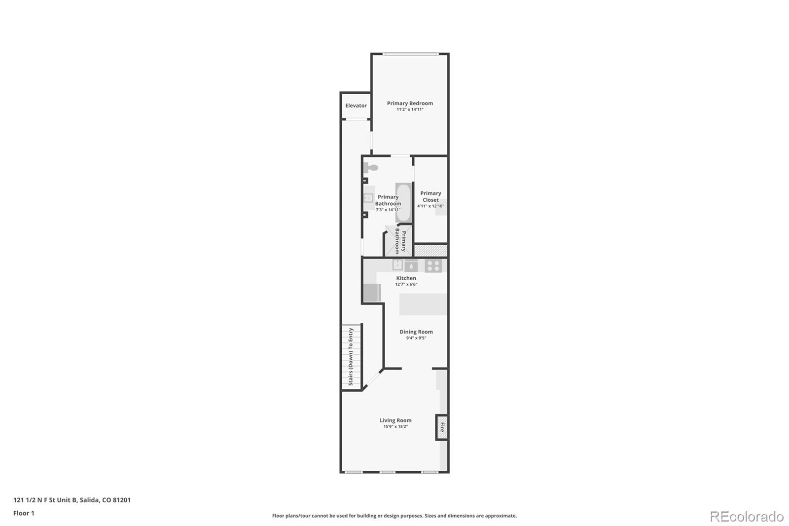 121 N F St #B, Salida, CO 81201