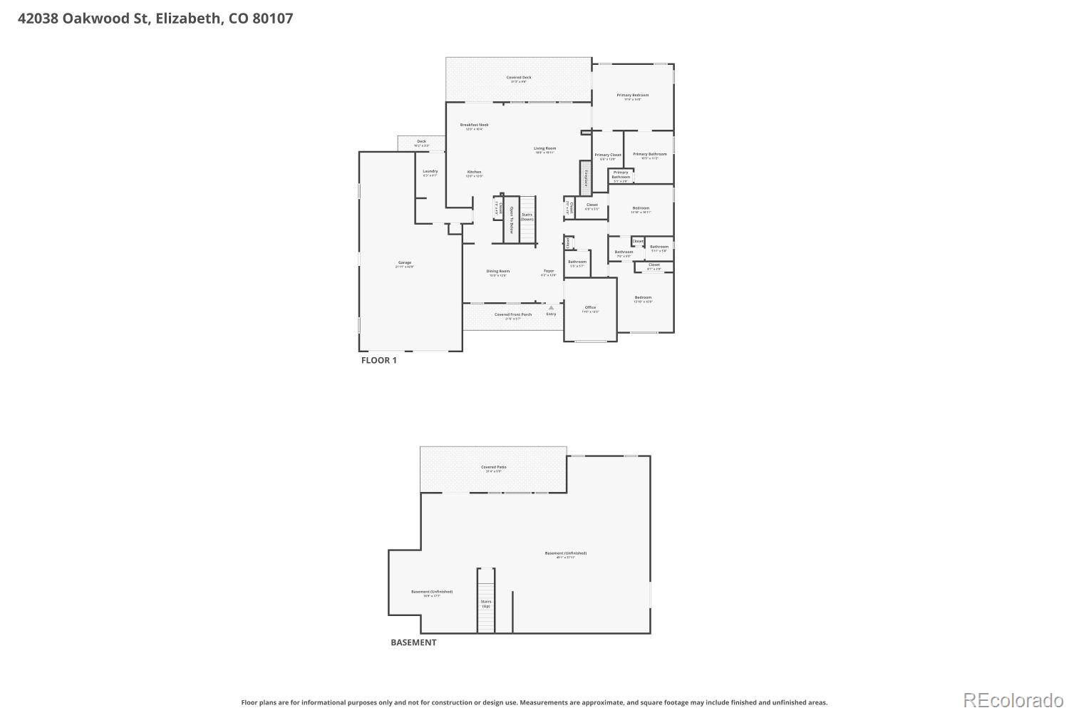 42038 Oakwood St, Elizabeth, CO 80107