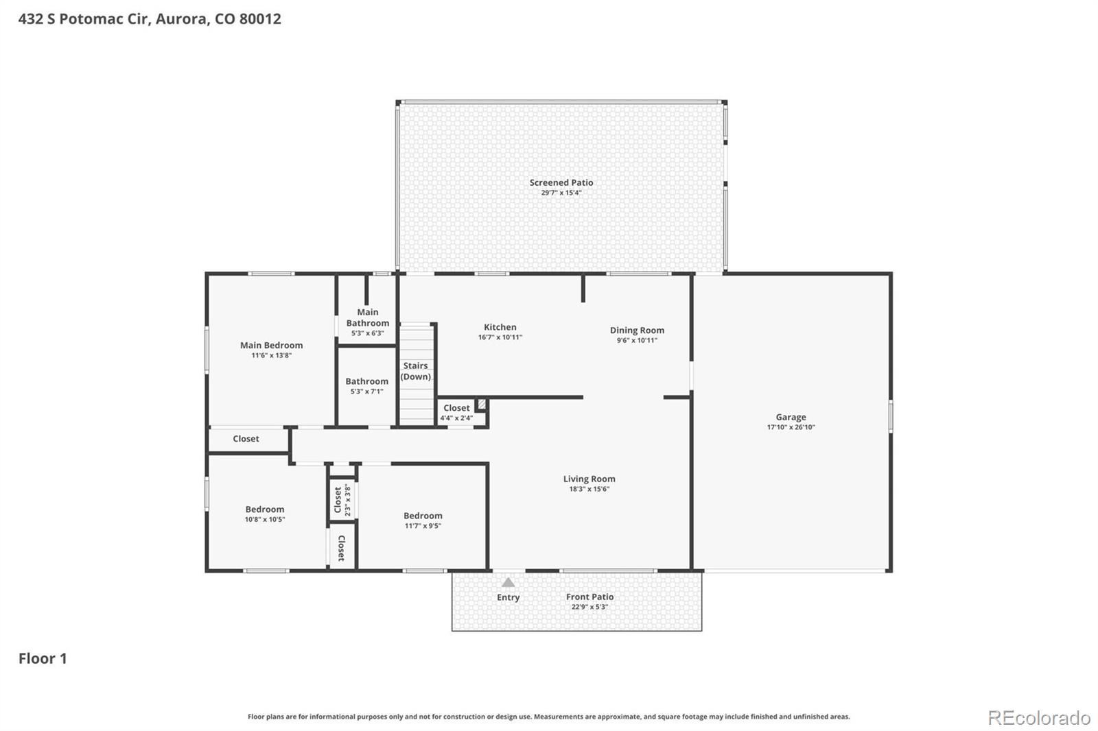 432 S Potomac Cir, Aurora, CO 80012