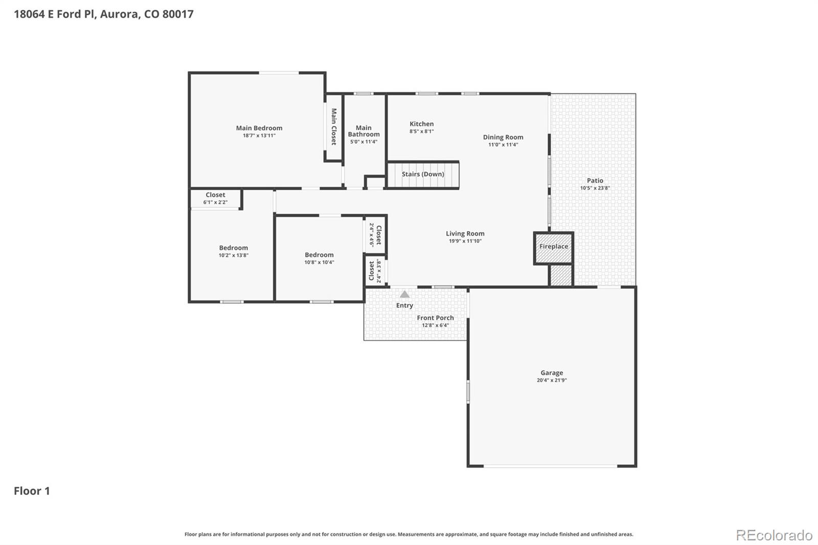 18064 E Ford Pl, Aurora, CO 80017