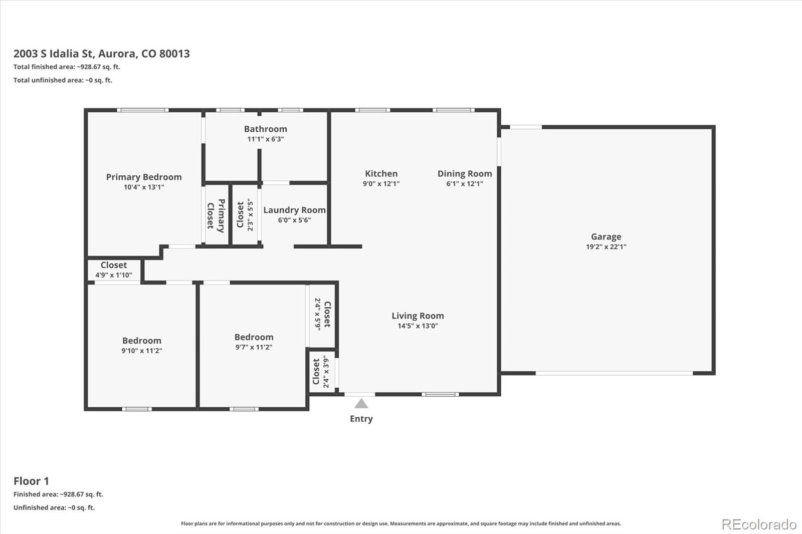2003 S Idalia St, Aurora, CO 80013