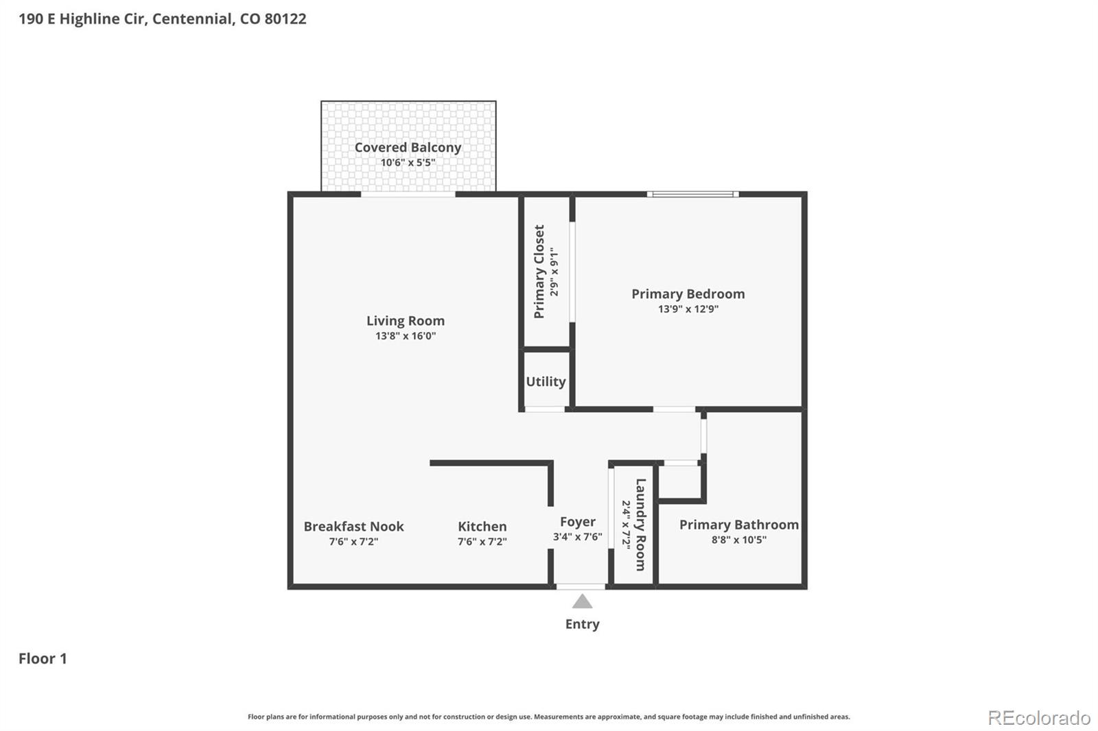 190 E Highline Cir #202, Centennial, CO 80122