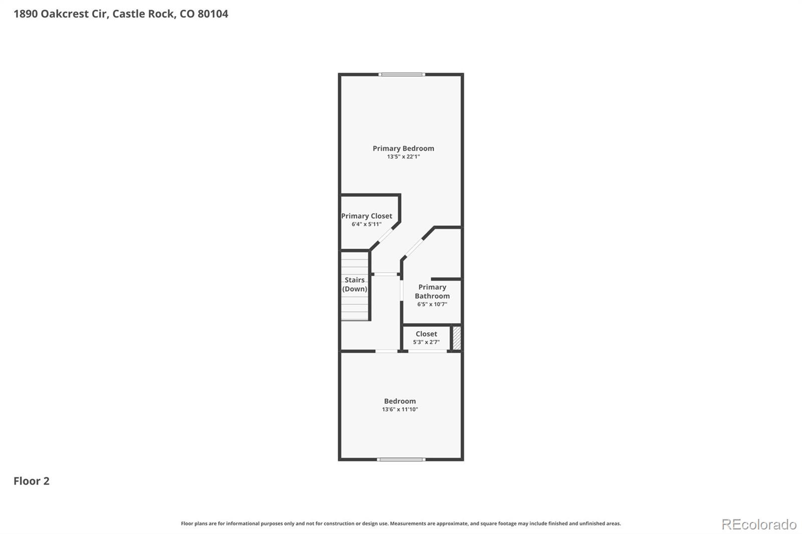 1890 Oakcrest Cir, Castle Rock, CO 80104