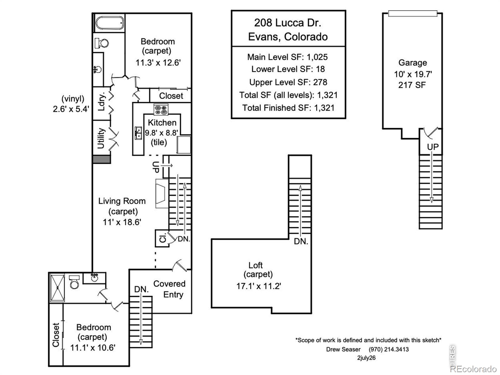 208 Lucca Dr, Evans, CO 80620