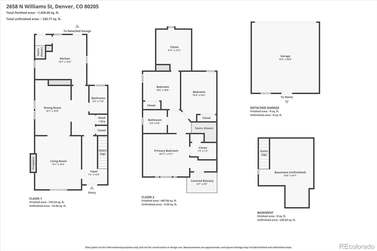 2658 N Williams St, Denver, CO 80205
