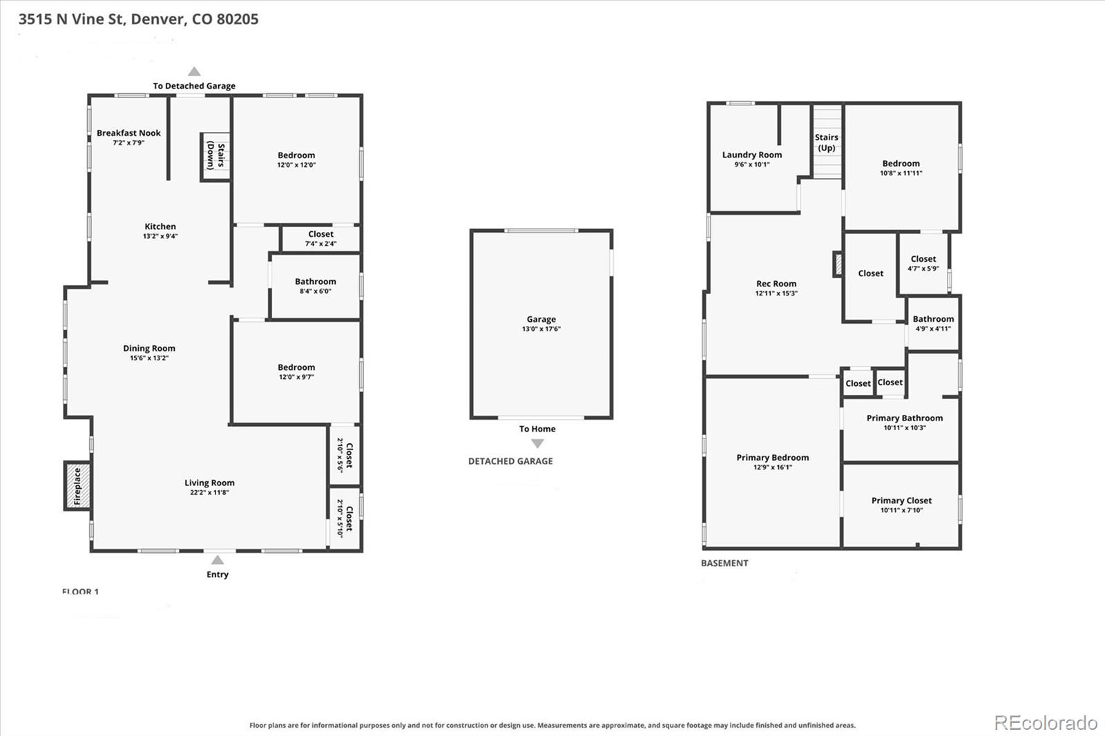 3515 N Vine St, Denver, CO 80205