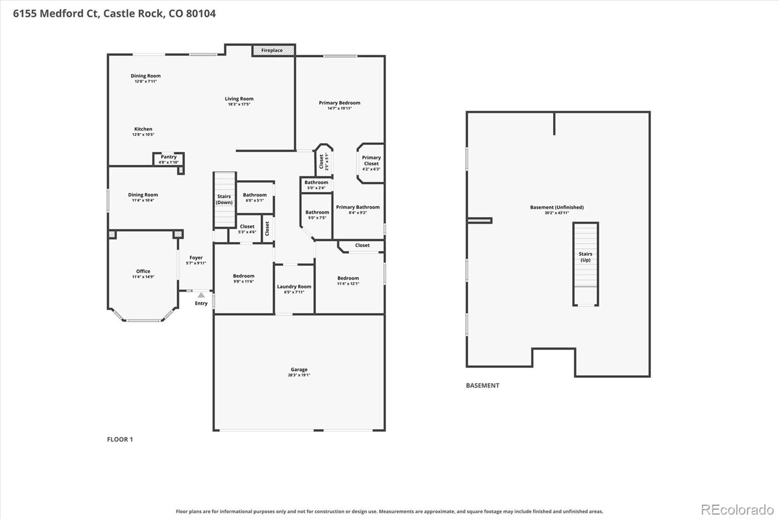 6155 Medford Ct, Castle Rock, CO 80104
