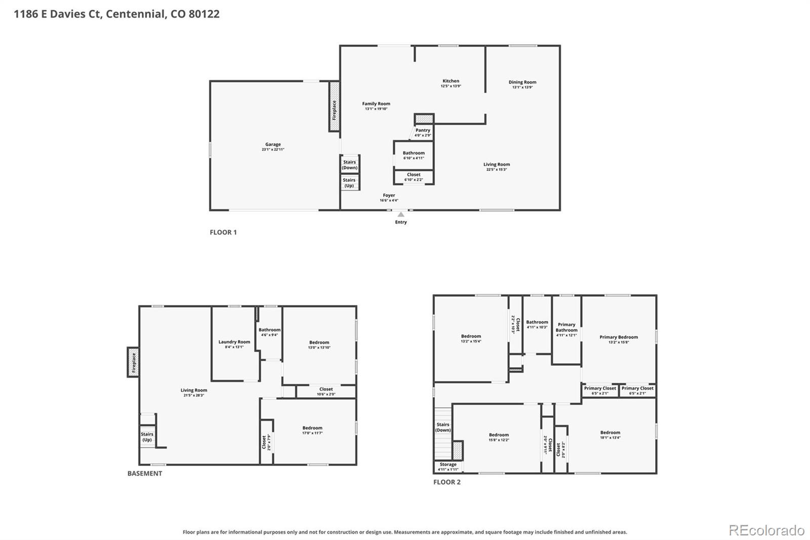 1186 E Davies Ct, Centennial, CO 80122