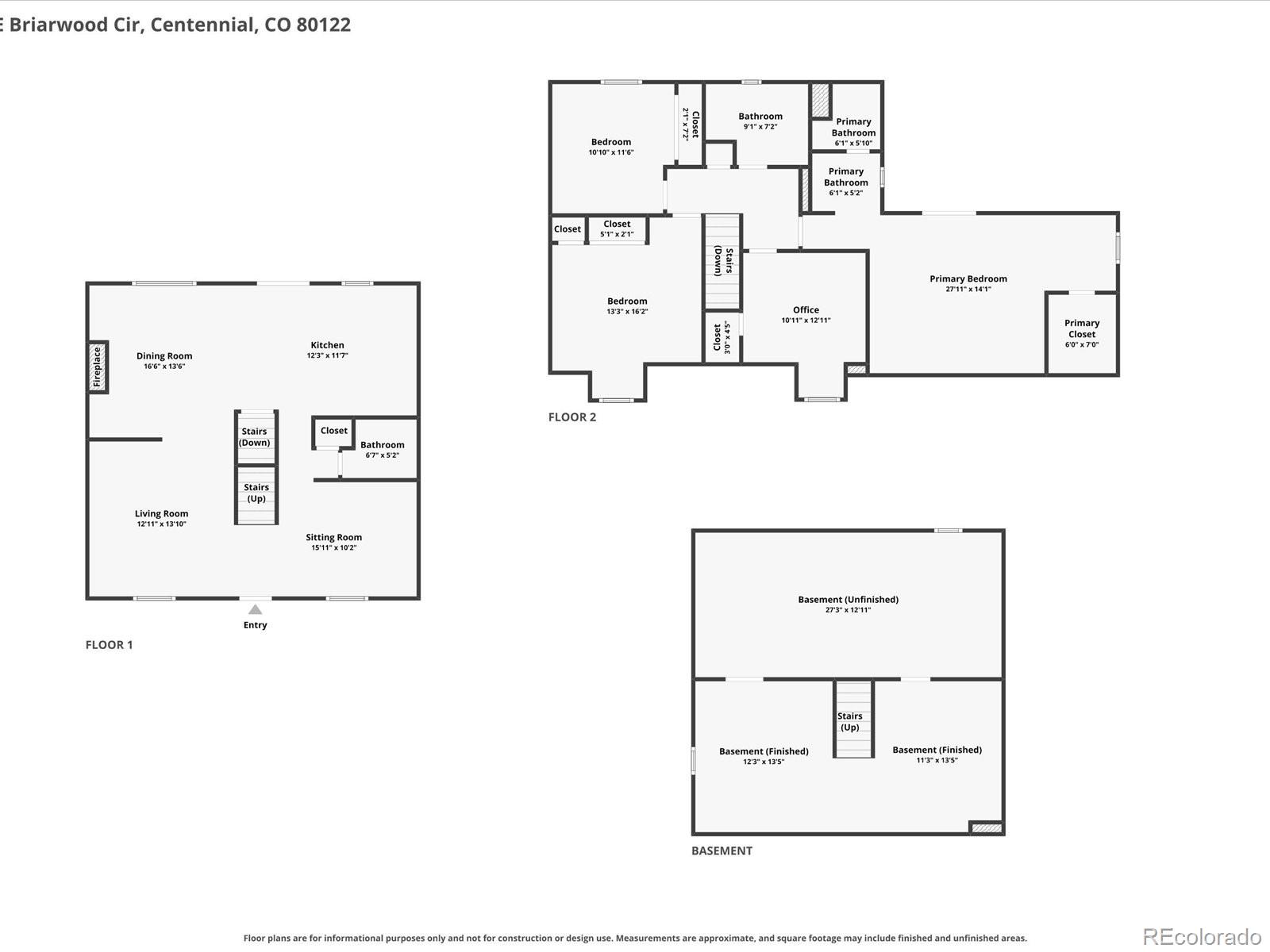 5336 E Briarwood Cir, Centennial, CO 80122