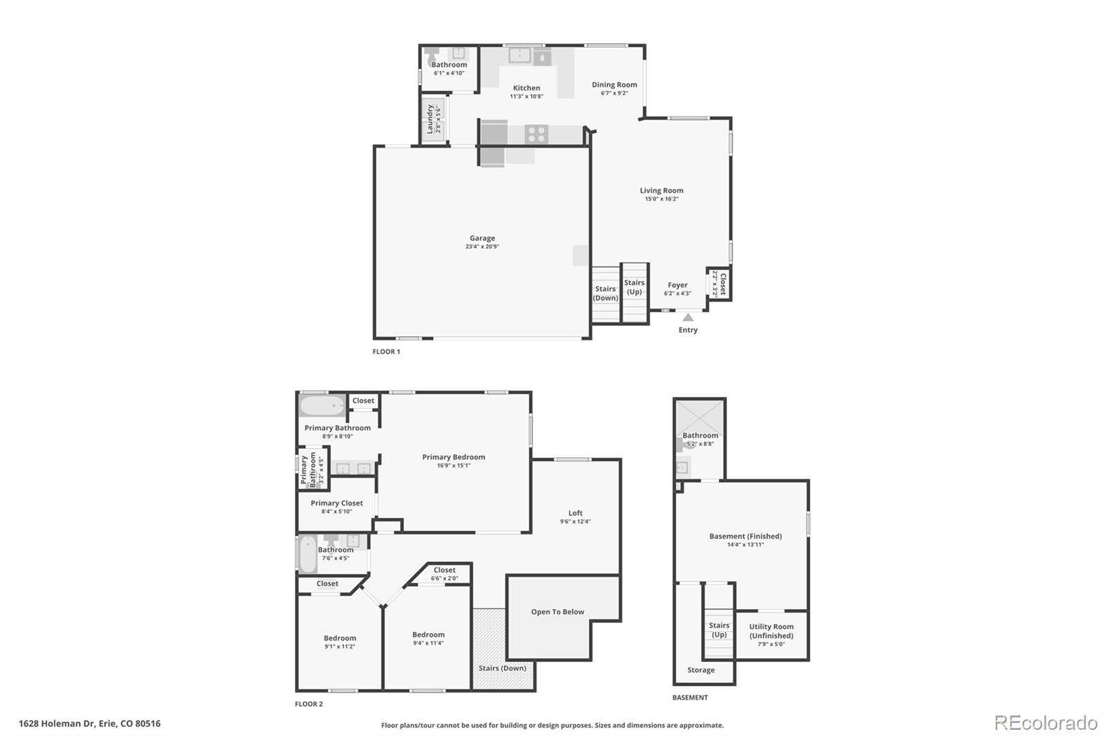1628 Holeman Dr, Erie, CO 80516