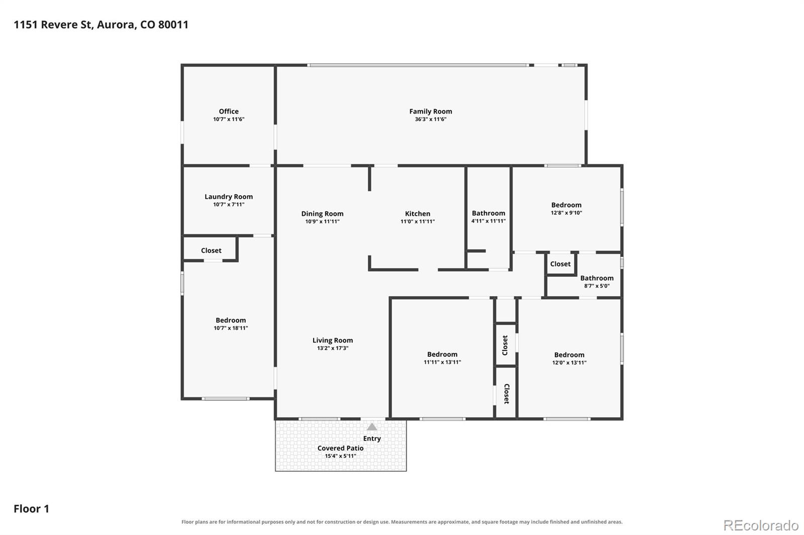 1151 Revere St, Aurora, CO 80011
