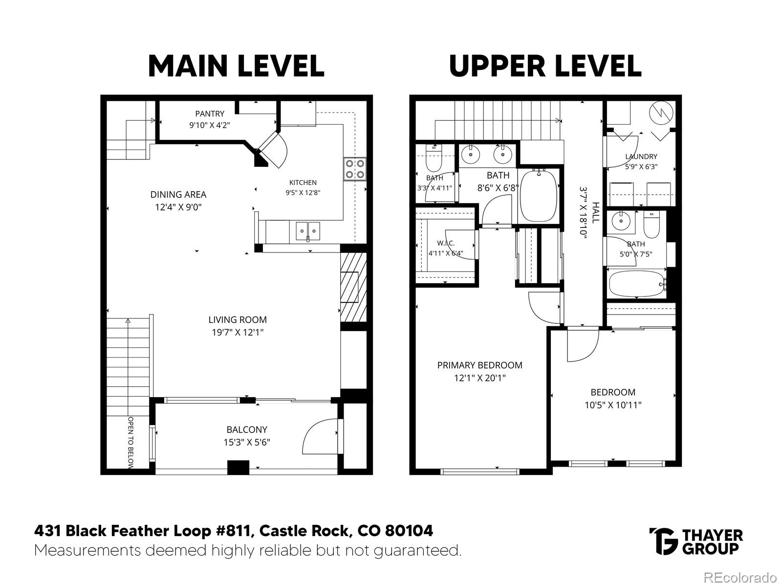431 Black Feather Loop #811, Castle Rock, CO 80104