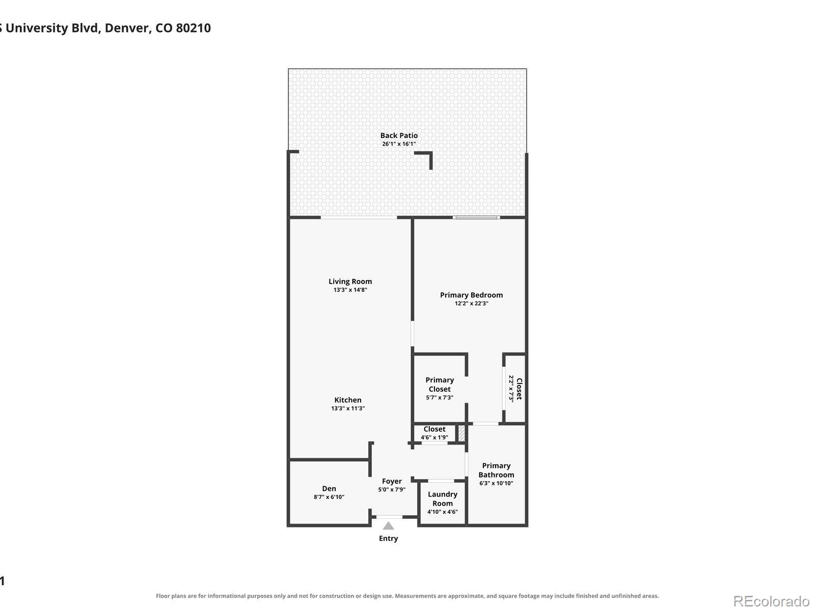 2200 S University Blvd #108, Denver, CO 80210