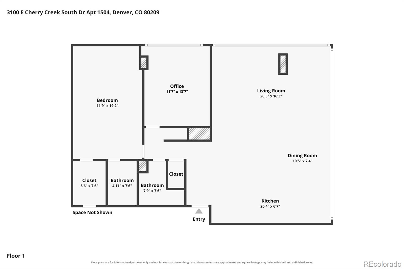 3100 E Cherry Creek South Dr #1504, Denver, CO 80209