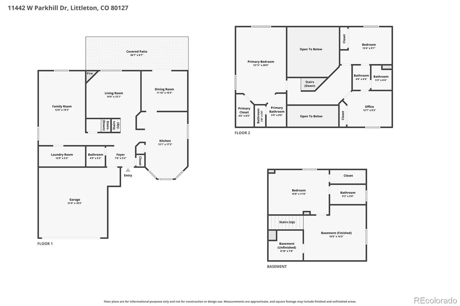 11442 W Parkhill Dr, Littleton, CO 80127