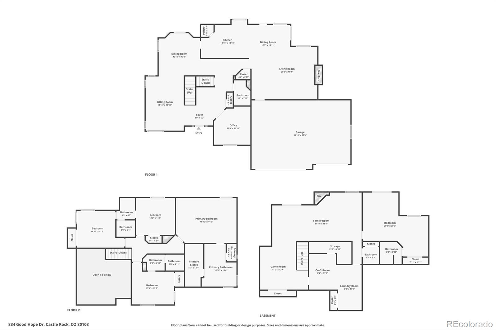 834 Good Hope Dr, Castle Rock, CO 80108