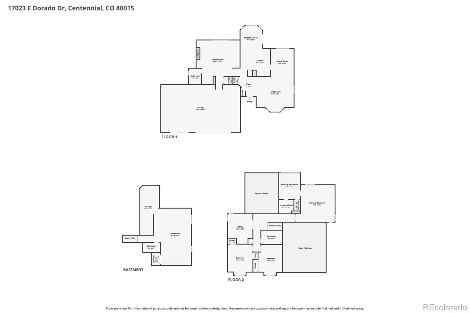 17023 E Dorado Dr, Centennial, CO 80015