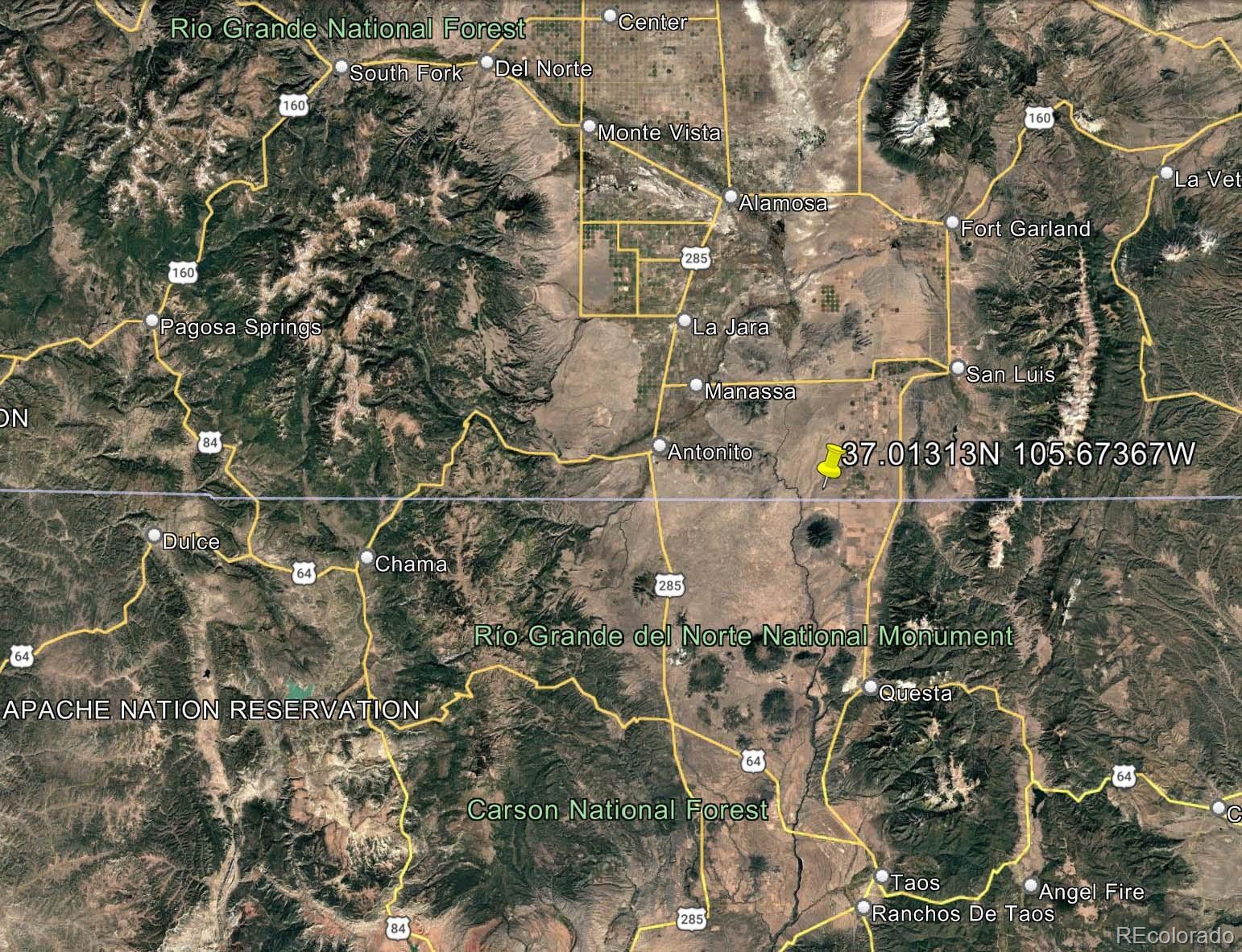 47 acres Costilla Creek Ranches, Jaroso, CO 81138