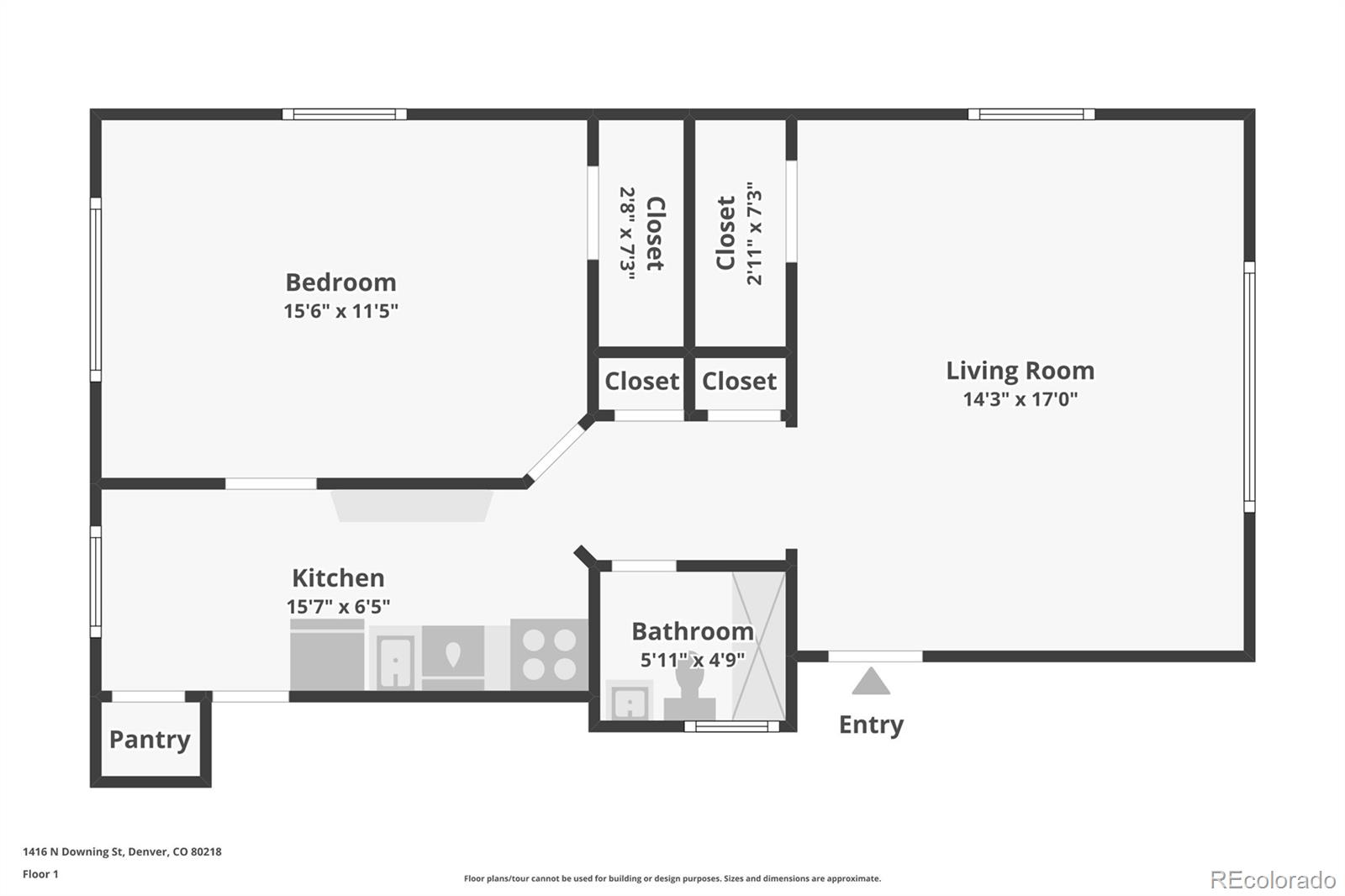 1416 N Downing St #3, Denver, CO 80218