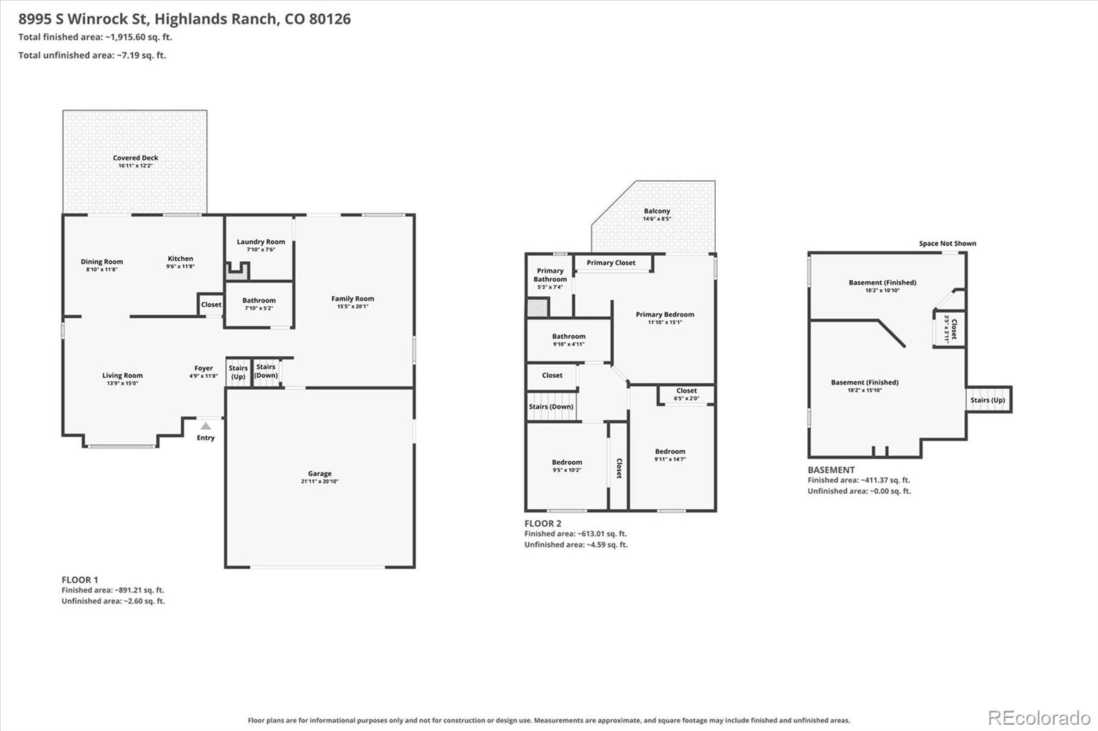 8995 Winrock St, Highlands Ranch, CO 80126