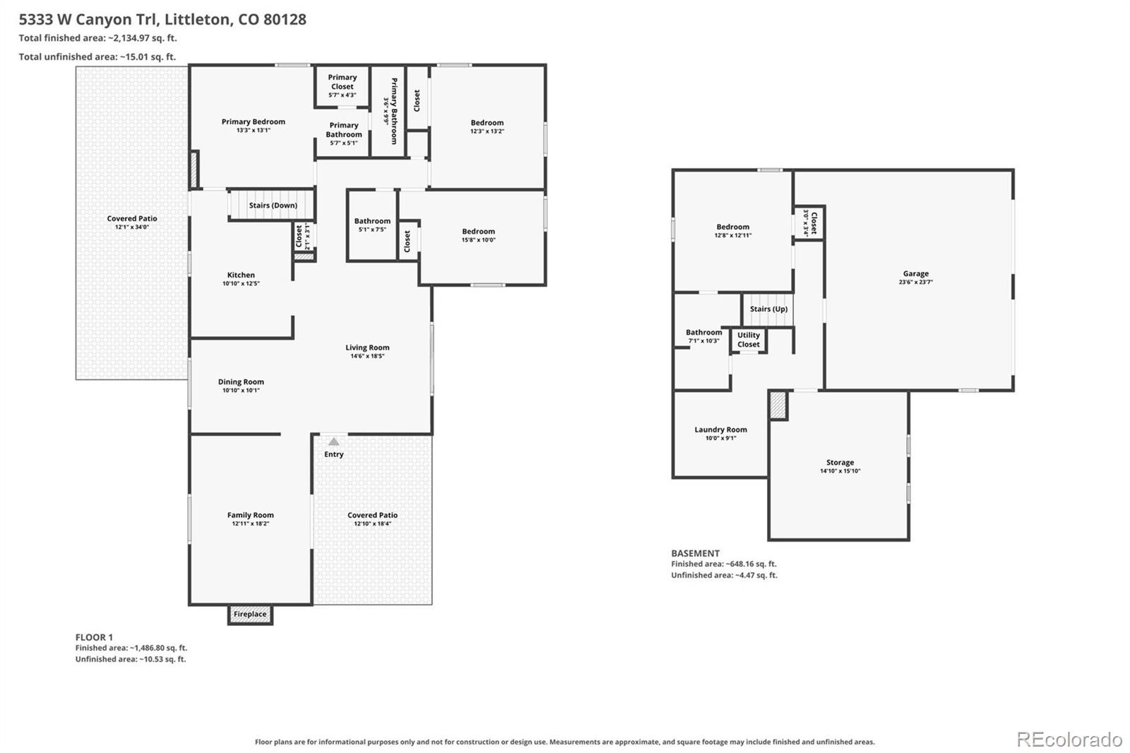5333 W Canyon Trl, Littleton, CO 80128