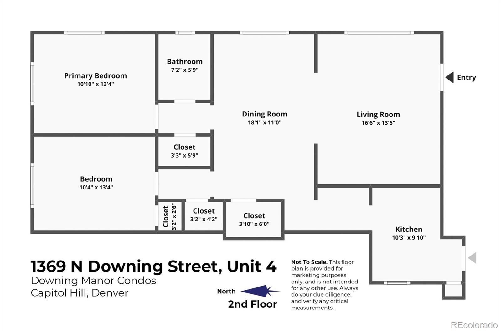 1369 N Downing St #4, Denver, CO 80218
