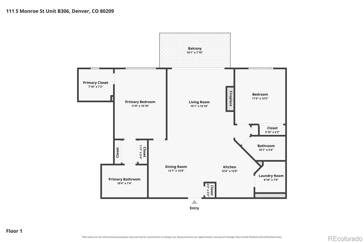 111 S Monroe St #B306, Denver, CO 80209