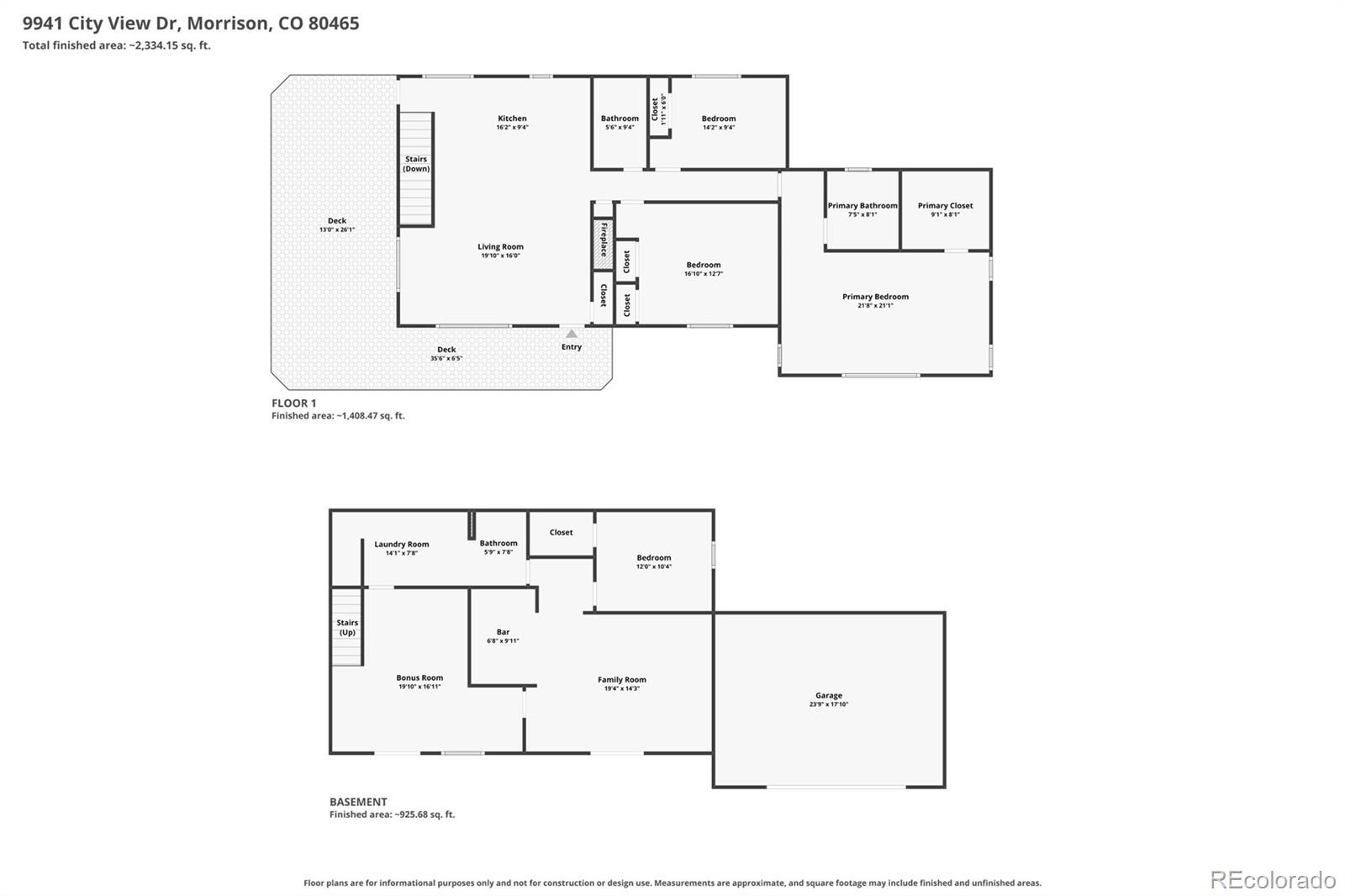 9941 City View Dr, Morrison, CO 80465